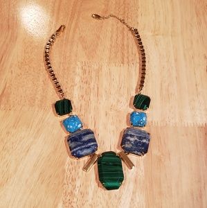 Ann Taylor Large Gold Statement Necklace